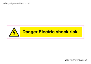 Danger Electric shock risk